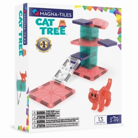 Magna-Tiles - Cat Tree 13 Piece | The Original Magnetic Tile