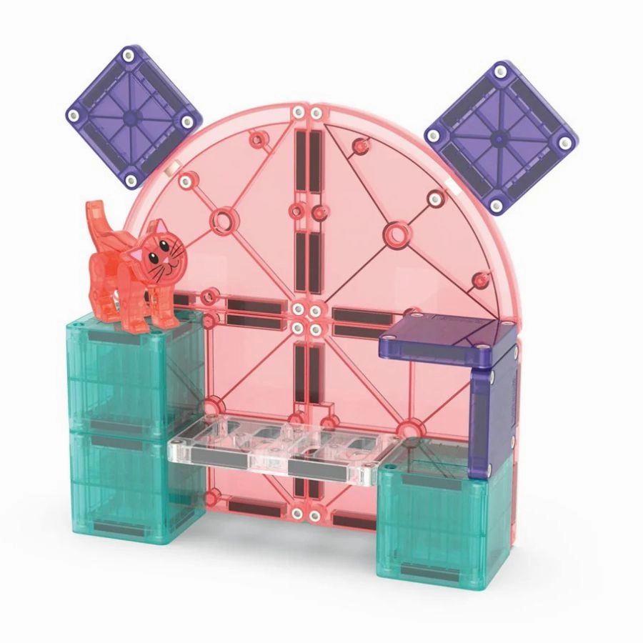 Magna-Tiles - Cat Tree 13 Piece | The Original Magnetic Tile