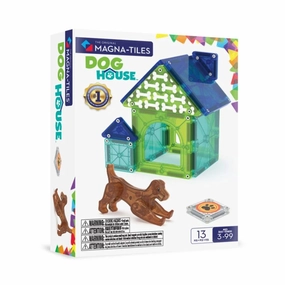 Magna-Tiles - Dog House 13 Pieces - The Original Magnetic Tile