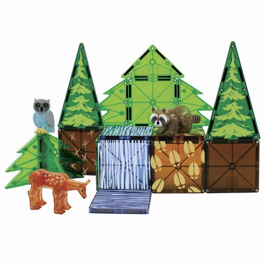 Magna-Tiles - Forest Animals 25-Piece Set Magnetic Tiles