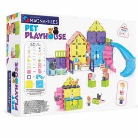 Magna-Tiles - Pet Playhouse 50 Piece The Original Magnetic Tile