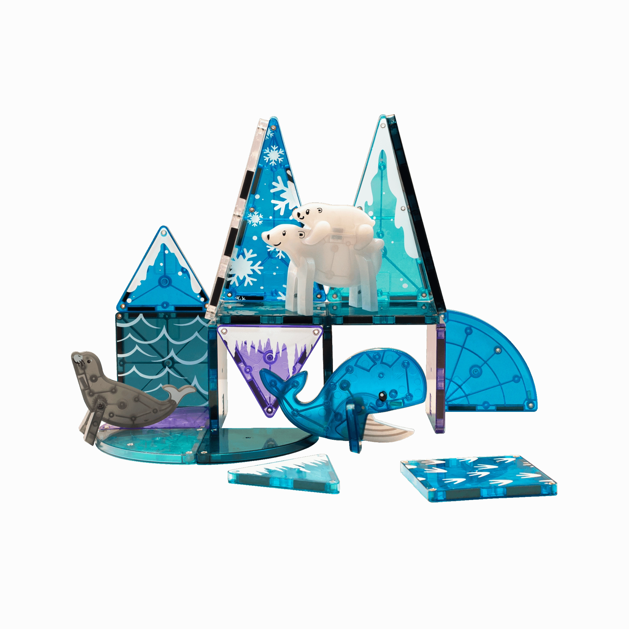 MAGNA-TILES Arctic Animals 25 Piece Set