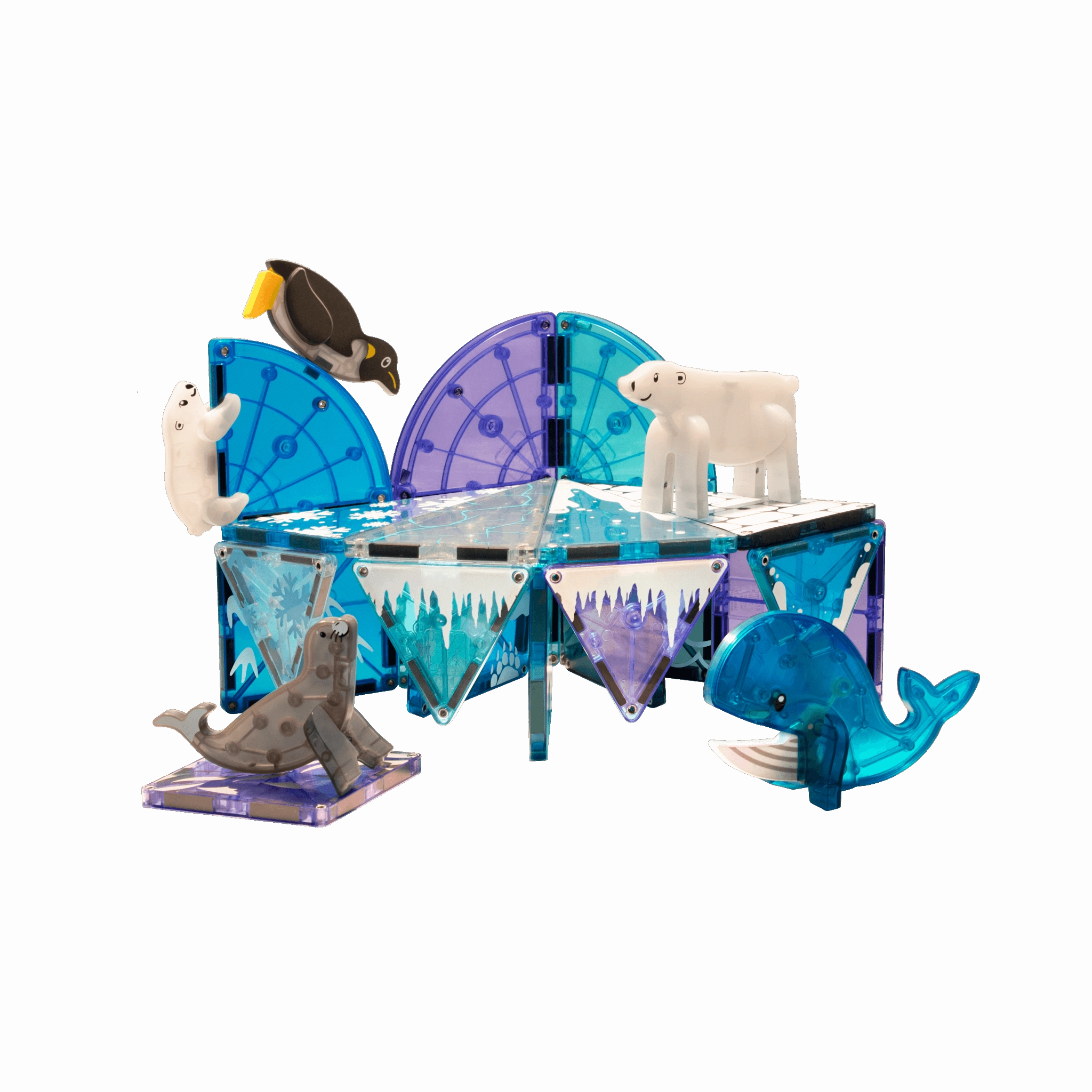 MAGNA-TILES Arctic Animals 25 Piece Set