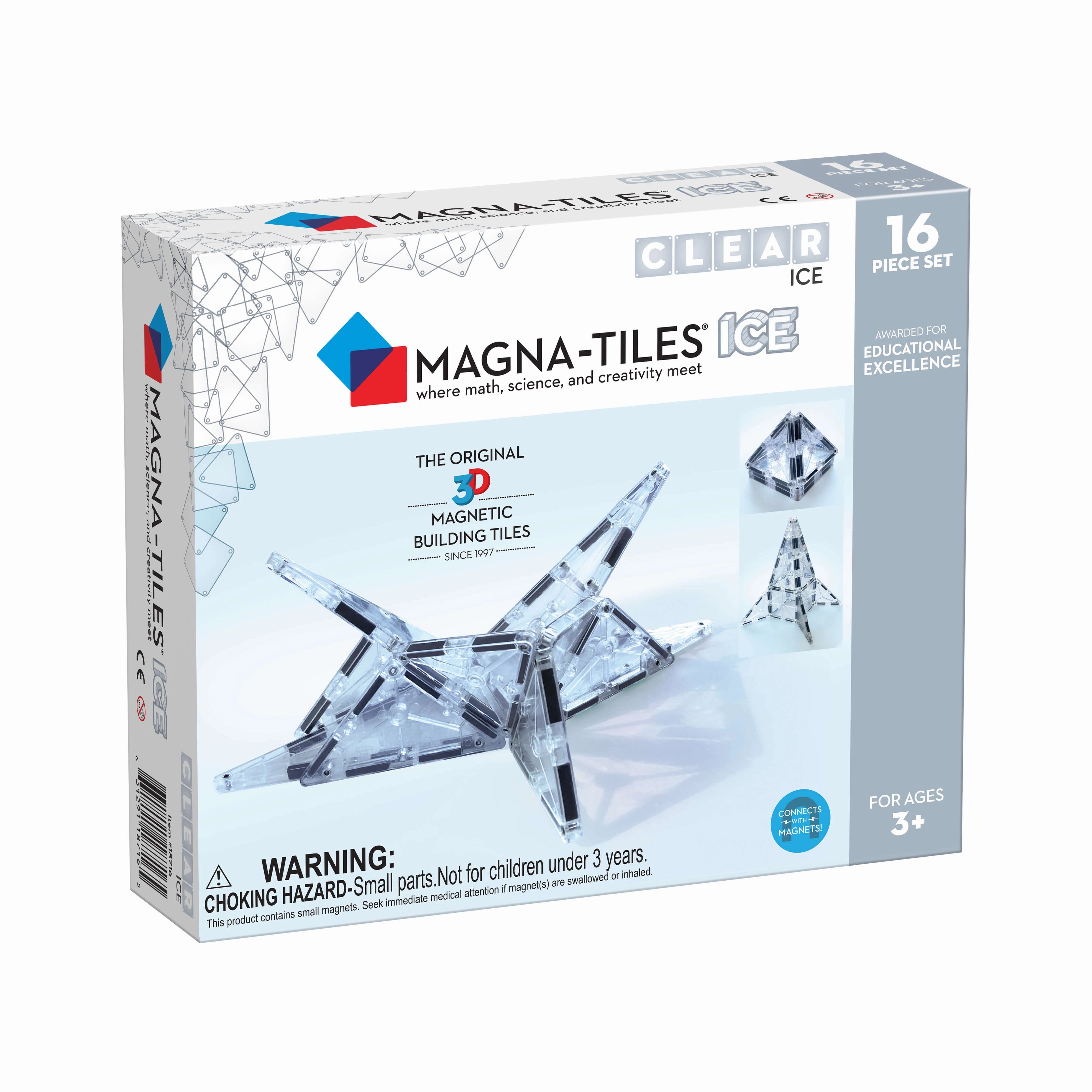 MAGNA-TILES Classic Ice 16-Piece Set