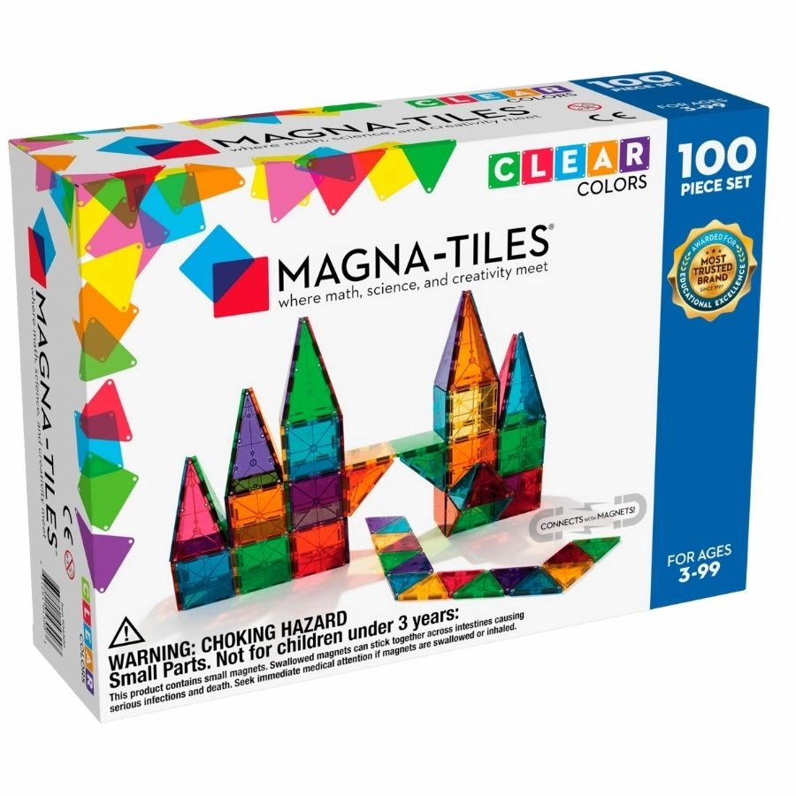 Magna Tiles Clear Colours 100 Piece