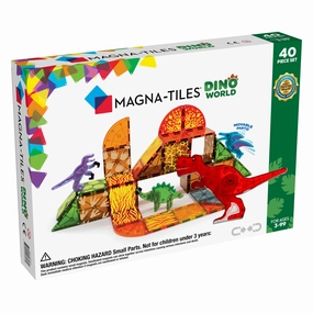 MAGNA-TILES Dino World 40-Piece Set