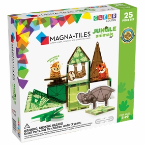 MAGNA-TILES Jungle Animals 25 Piece Set