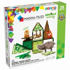 Magna-Tiles: Jungle Animals 25 Piece Set Magnetic Tiles