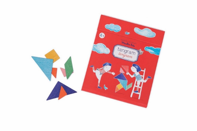 Magnetic Tangram By Moulin Roty
