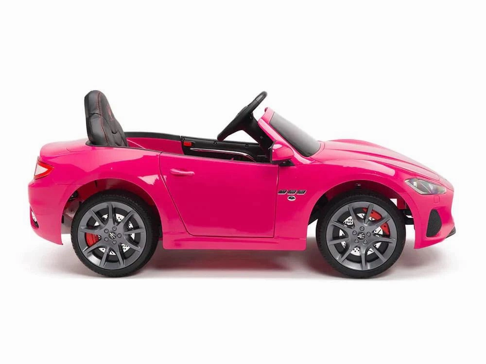 Maserati GranCabrio 12V Battery Ride-on Car with Remote Control - Pink
