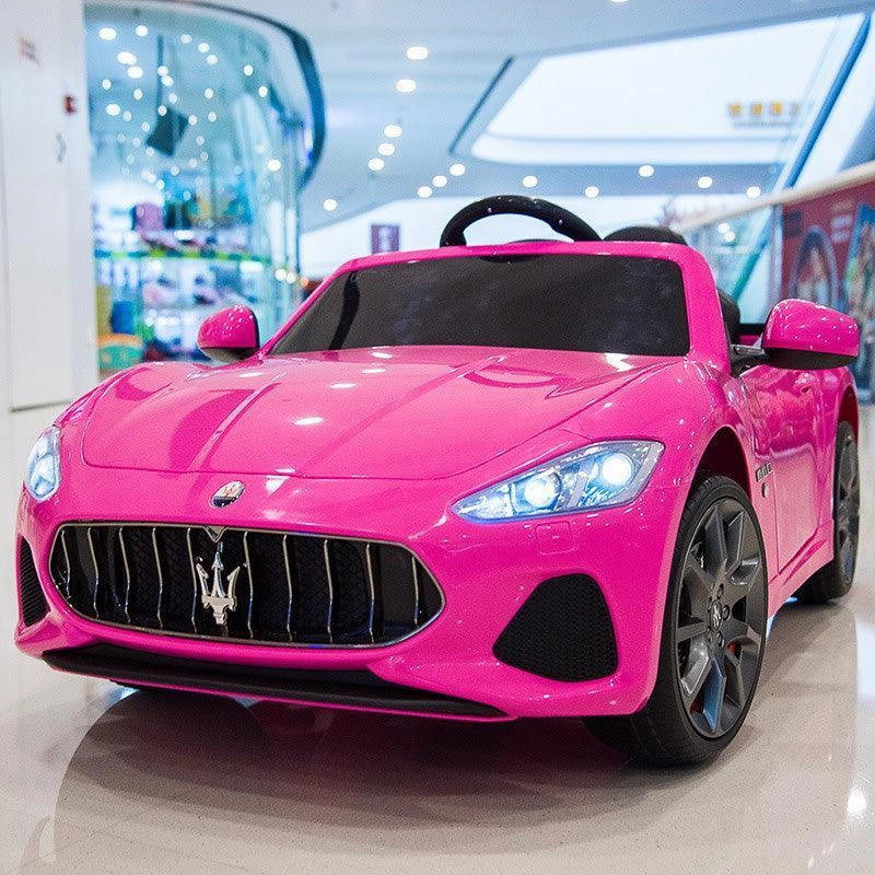 Maserati GranCabrio 12V Battery Ride-on Car with Remote Control - Pink