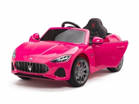 Maserati GranCabrio 12V Battery Ride-on Car with Remote Control - Pink
