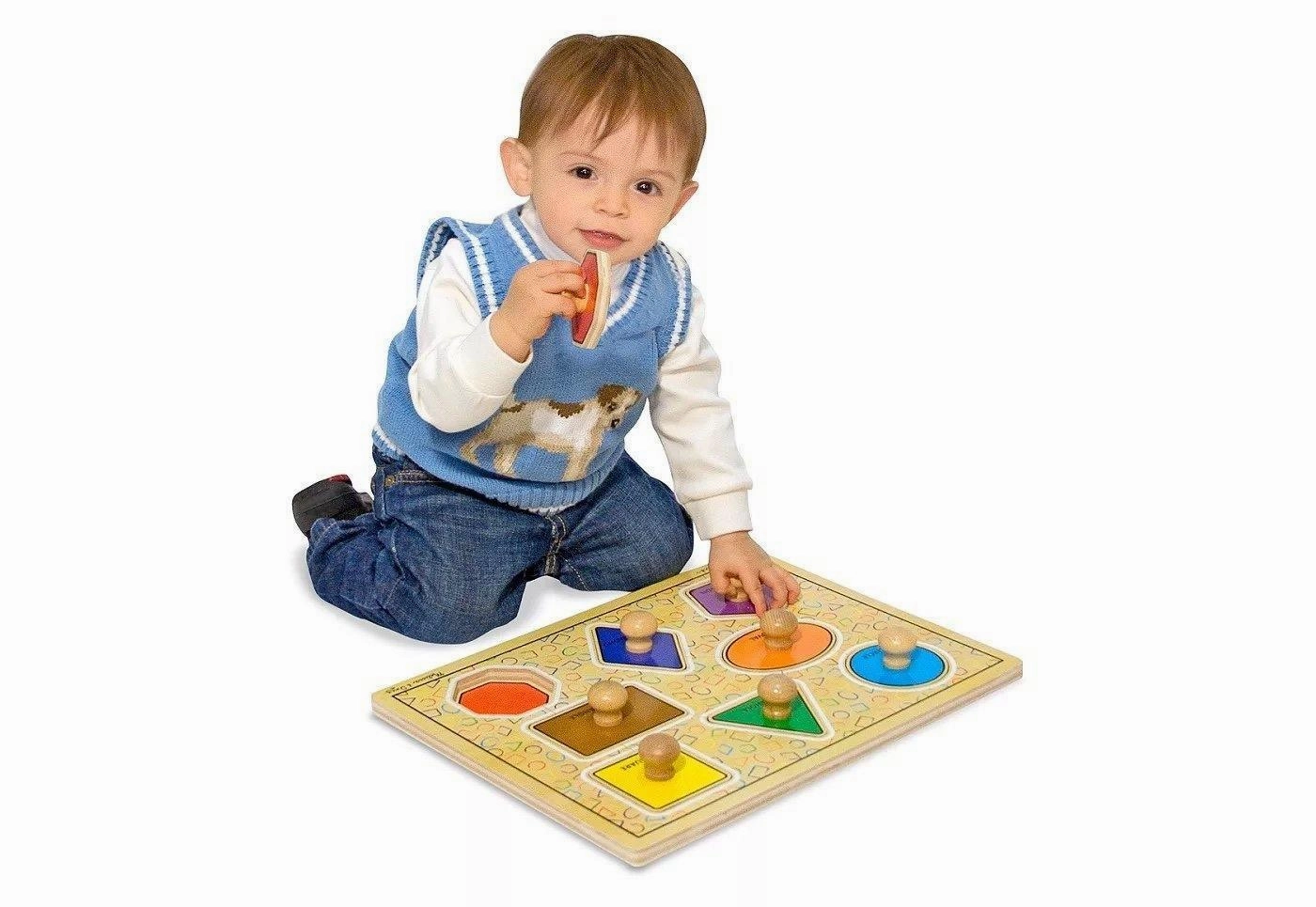 Melissa & Doug 13390 Large Peg Puzzle