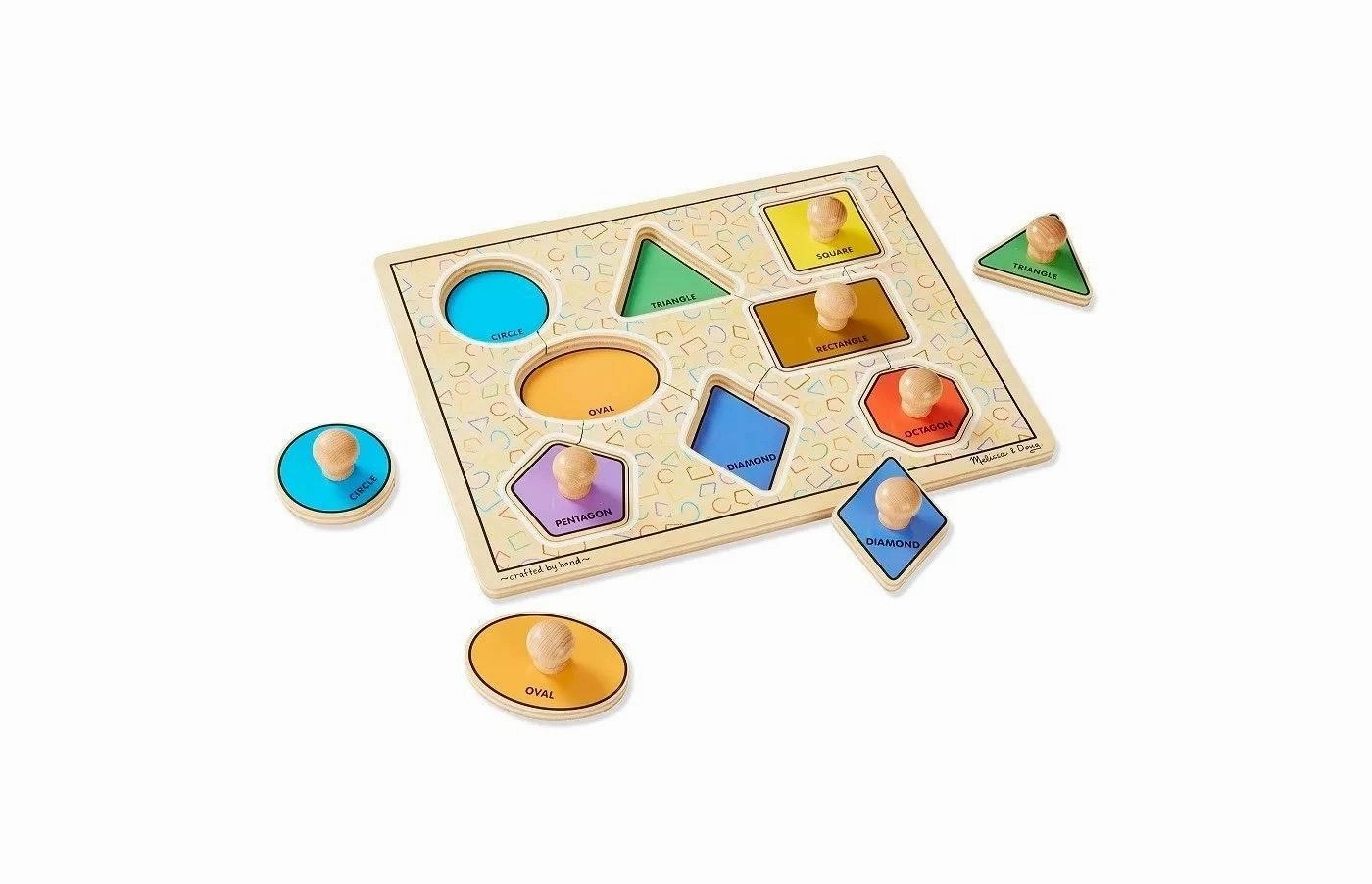 Melissa & Doug 13390 Large Peg Puzzle