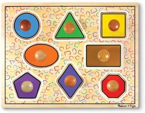 Melissa & Doug 13390 Large Peg Puzzle