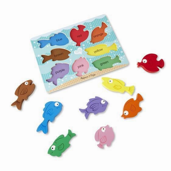 Melissa & Doug 19003 Chunky Puzzle - Colourful Fish
