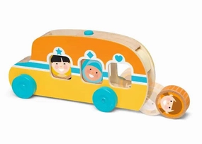Melissa & Doug 30738 GO Tots Roll & Ride Bus
