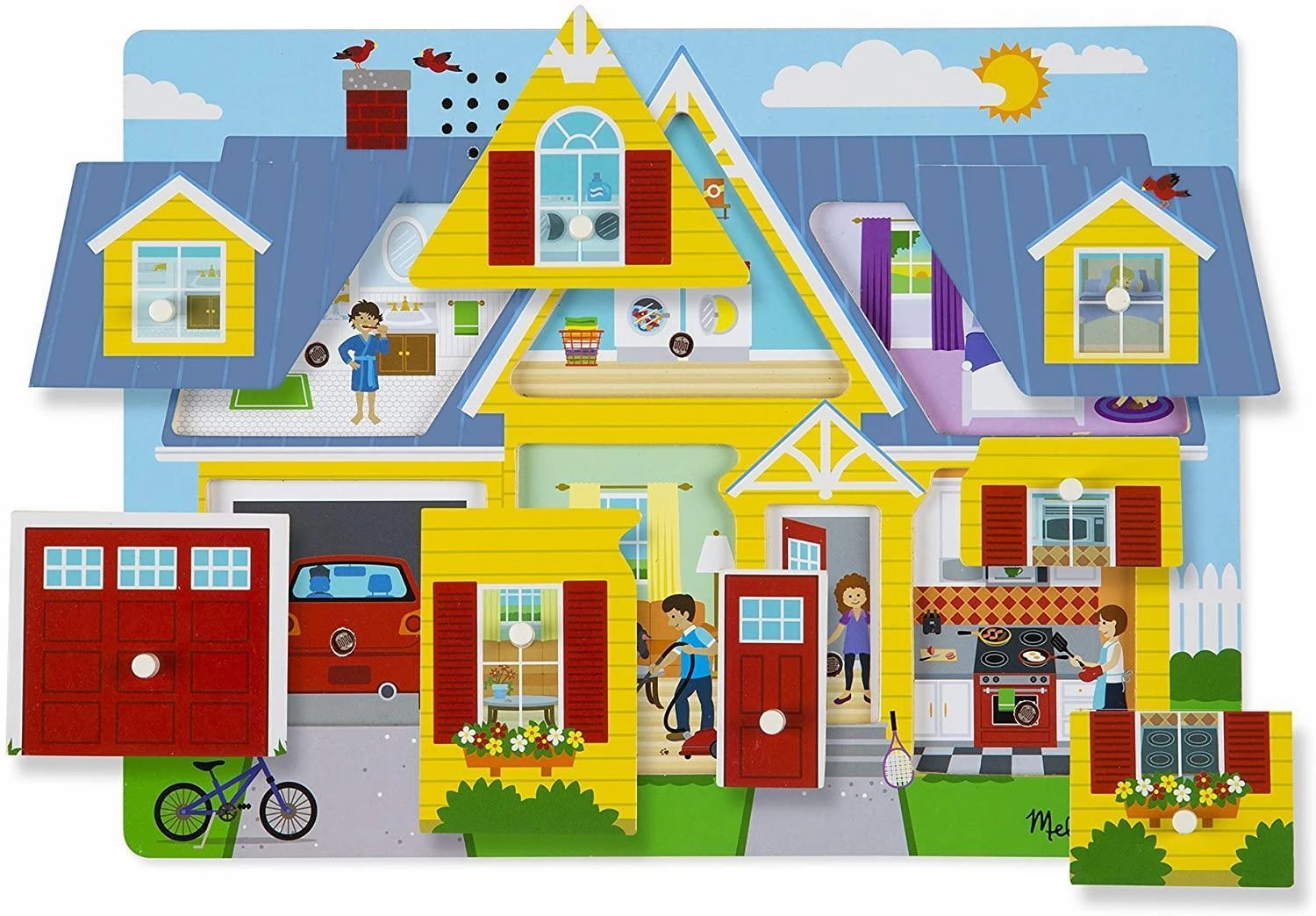 Melissa & Doug Around the House Sound Puzzle