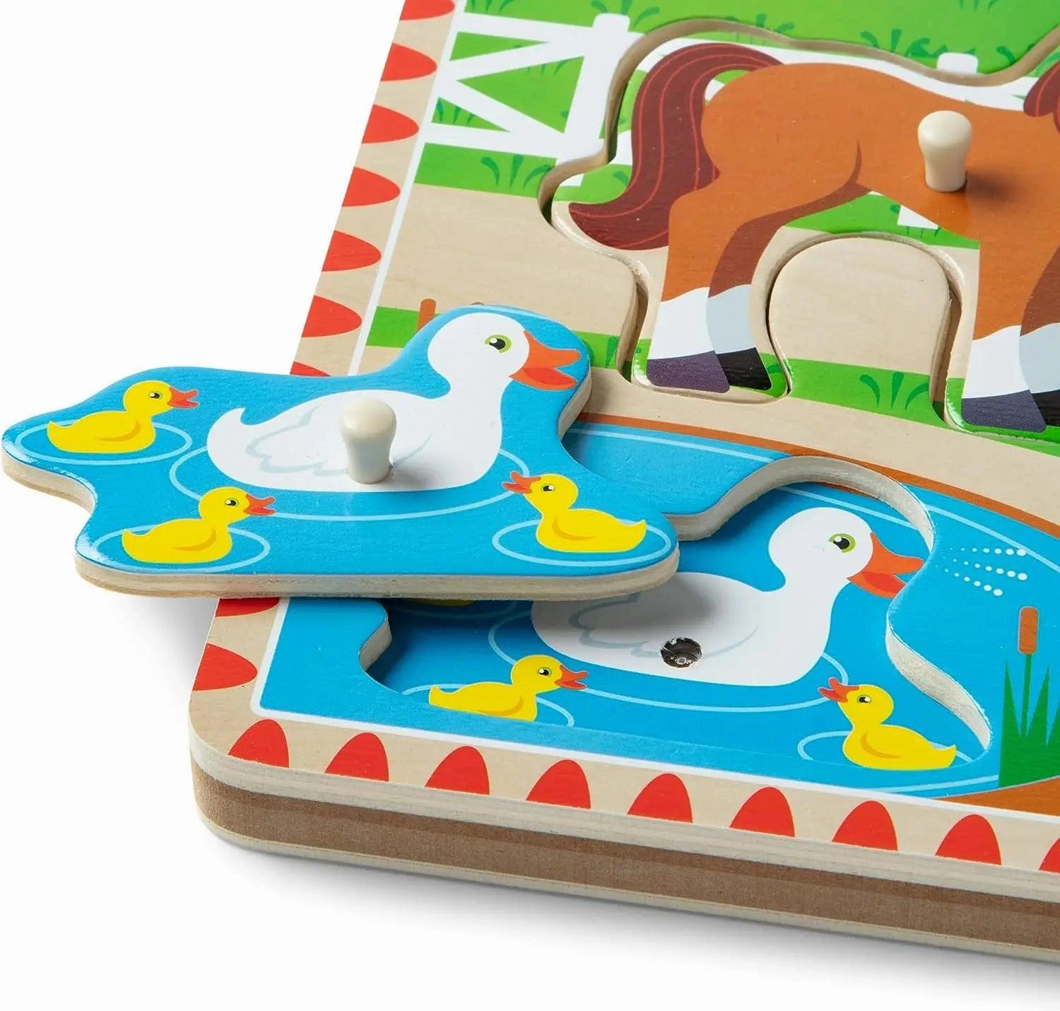 Melissa & Doug Old MacDonald's Farm Sound Wooden Puzzle
