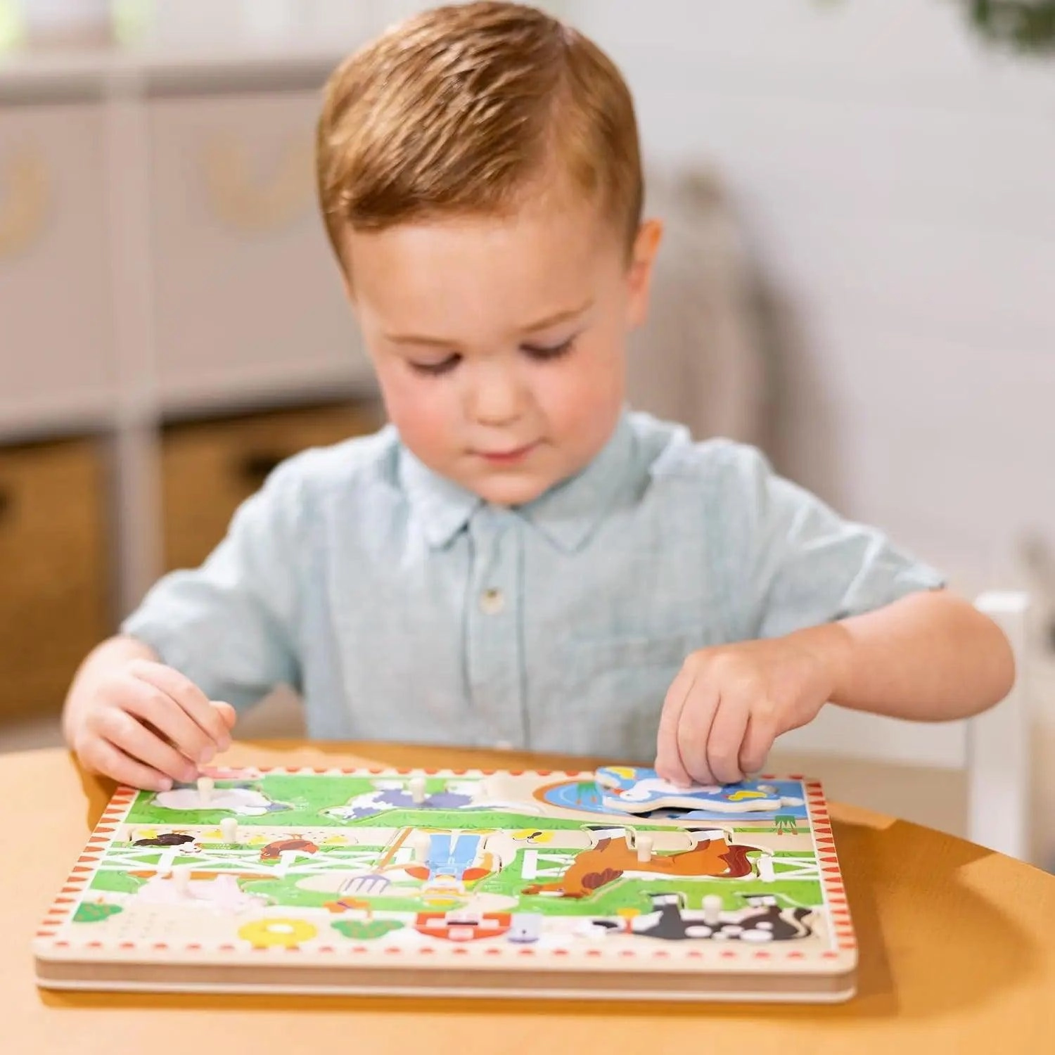 Melissa & Doug Old MacDonald's Farm Sound Wooden Puzzle