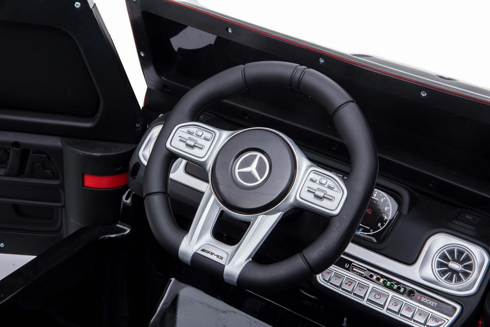 Mercedes-Benz AMG G63 12V Battery Ride-on Car - Black