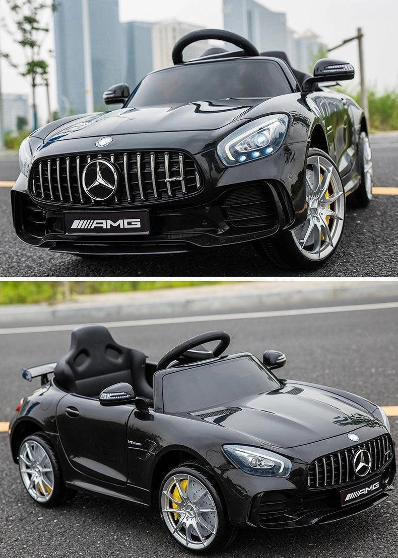 Mercedes-Benz AMG GTR 6V Battery Ride-on Car - Black X-DISPLAY