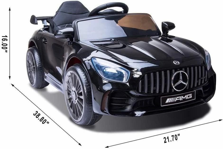 Mercedes-Benz AMG GTR 6V Battery Ride-on Car - Black X-DISPLAY