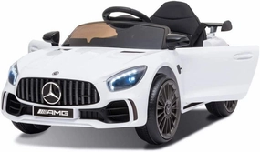 Mercedes-Benz AMG GTR 6V Battery Ride-on Car - White