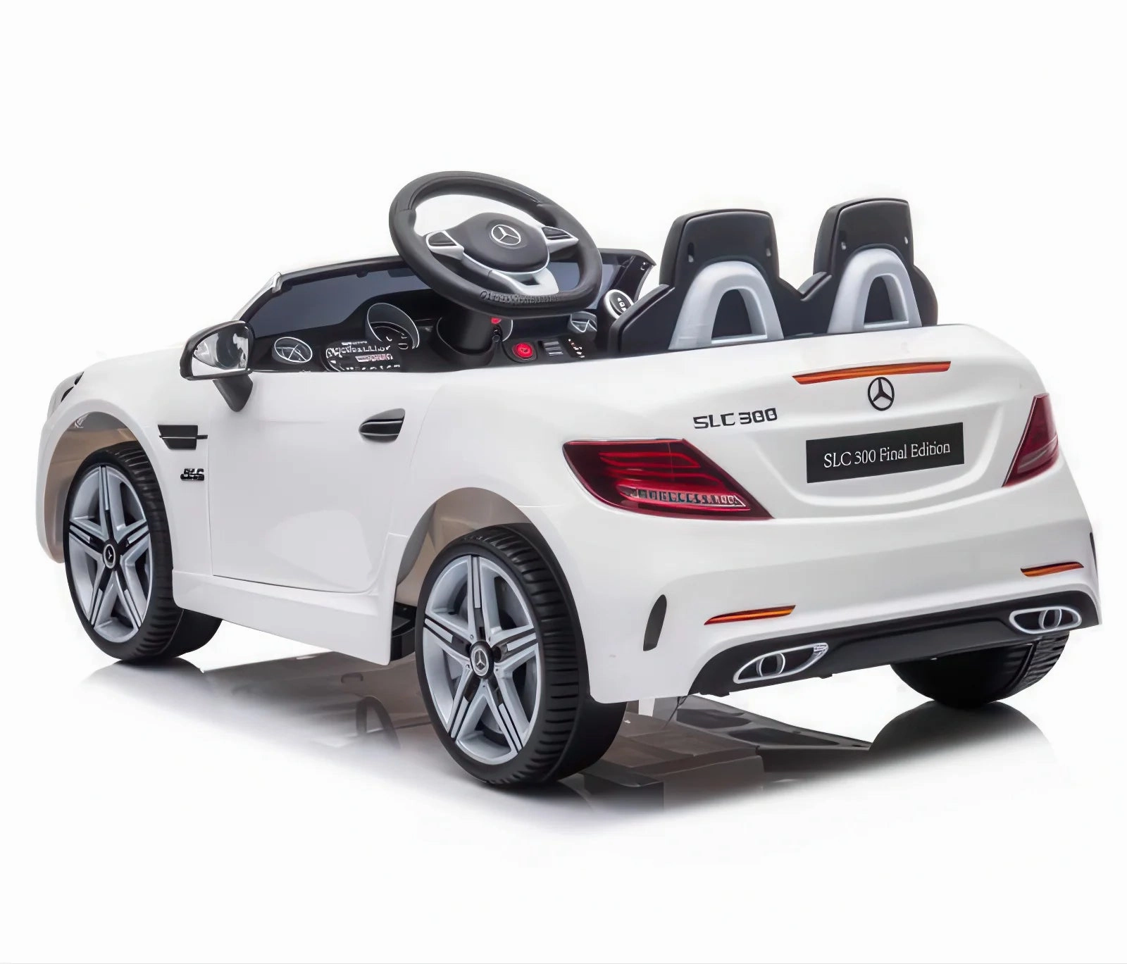 Mercedes SLC 300 12v Battery Ride-on - White