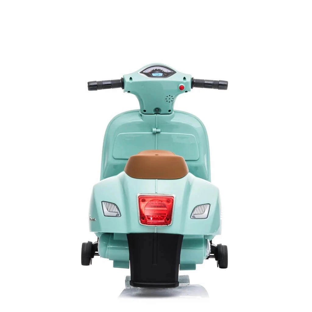 Mini Vespa Kids Electric 6V Battery Powered Motorbike Ride-on - Green