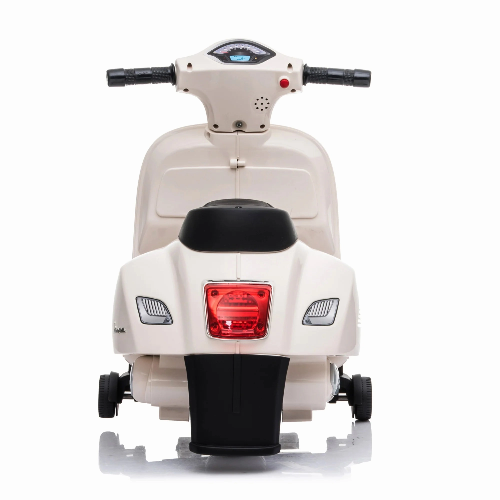 Mini Vespa Kids Electric 6V Battery Powered Motorbike Ride-on - White