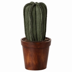 Miniature Fabric Cactus in a Pot