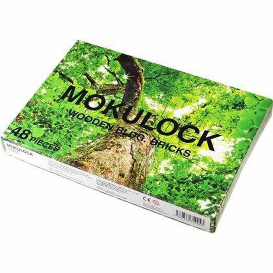 Mokulock - Wooden Building Blocks 48 Piece Set