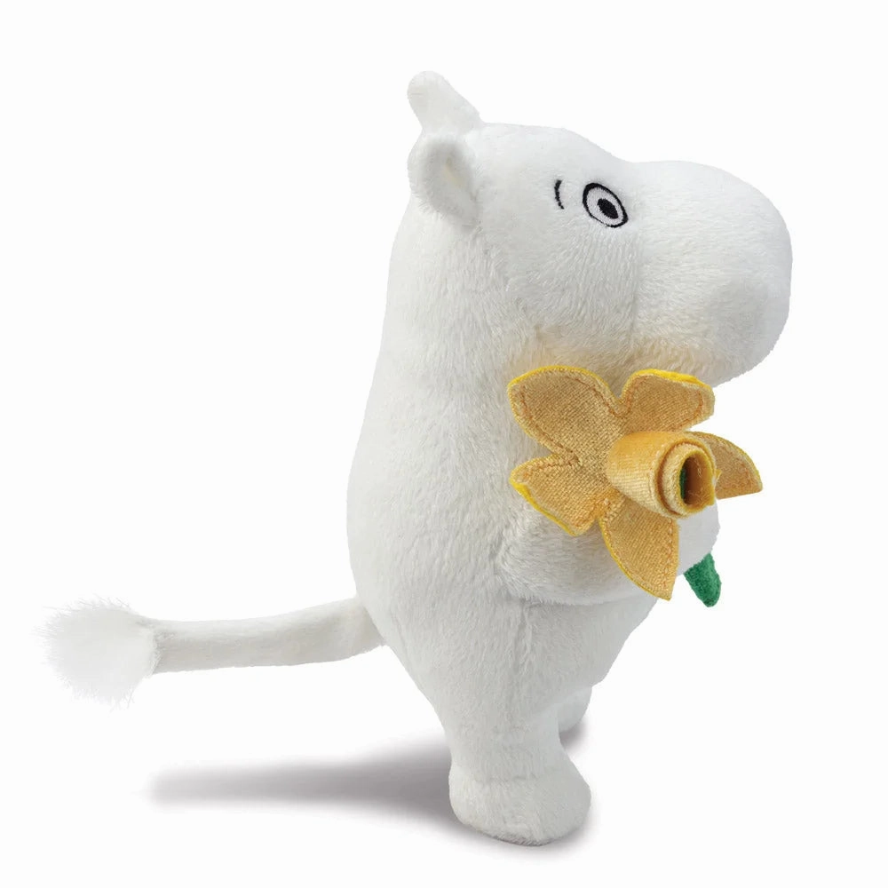 Moomin Standing 6.5-inch Soft Toy with Daffodil