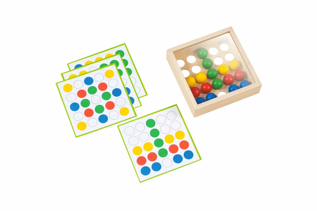 Mosaic Tray with Coloured Balls