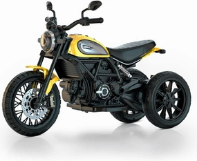Moto Ducati Scrambler Electric 12V Battery Powered 3-Wheel Motorbike Ride-on