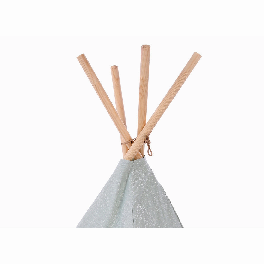nobodinoz Phoenix Teepee White Bubble/Aqua