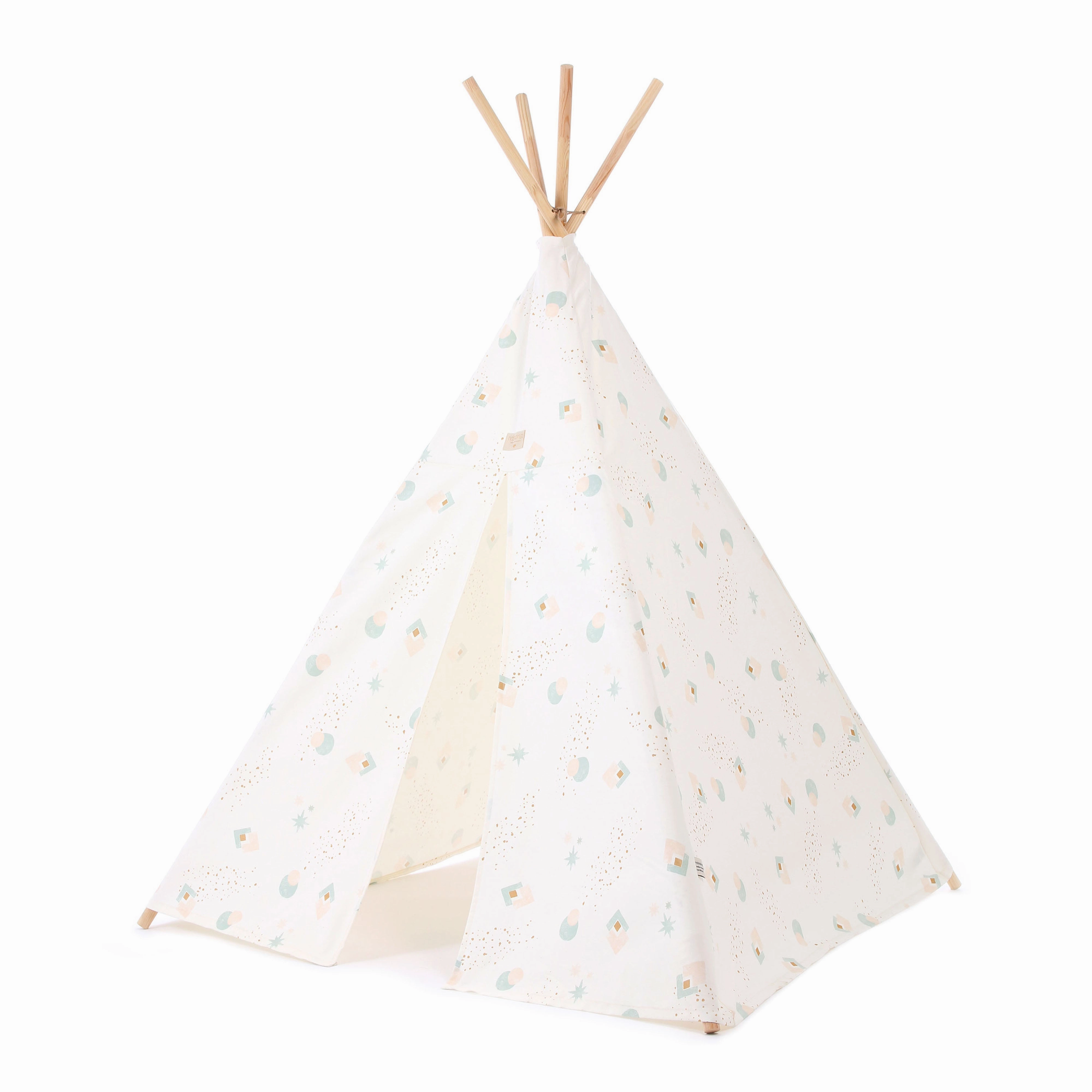nobodinoz Teepee Aqua Eclipse/White