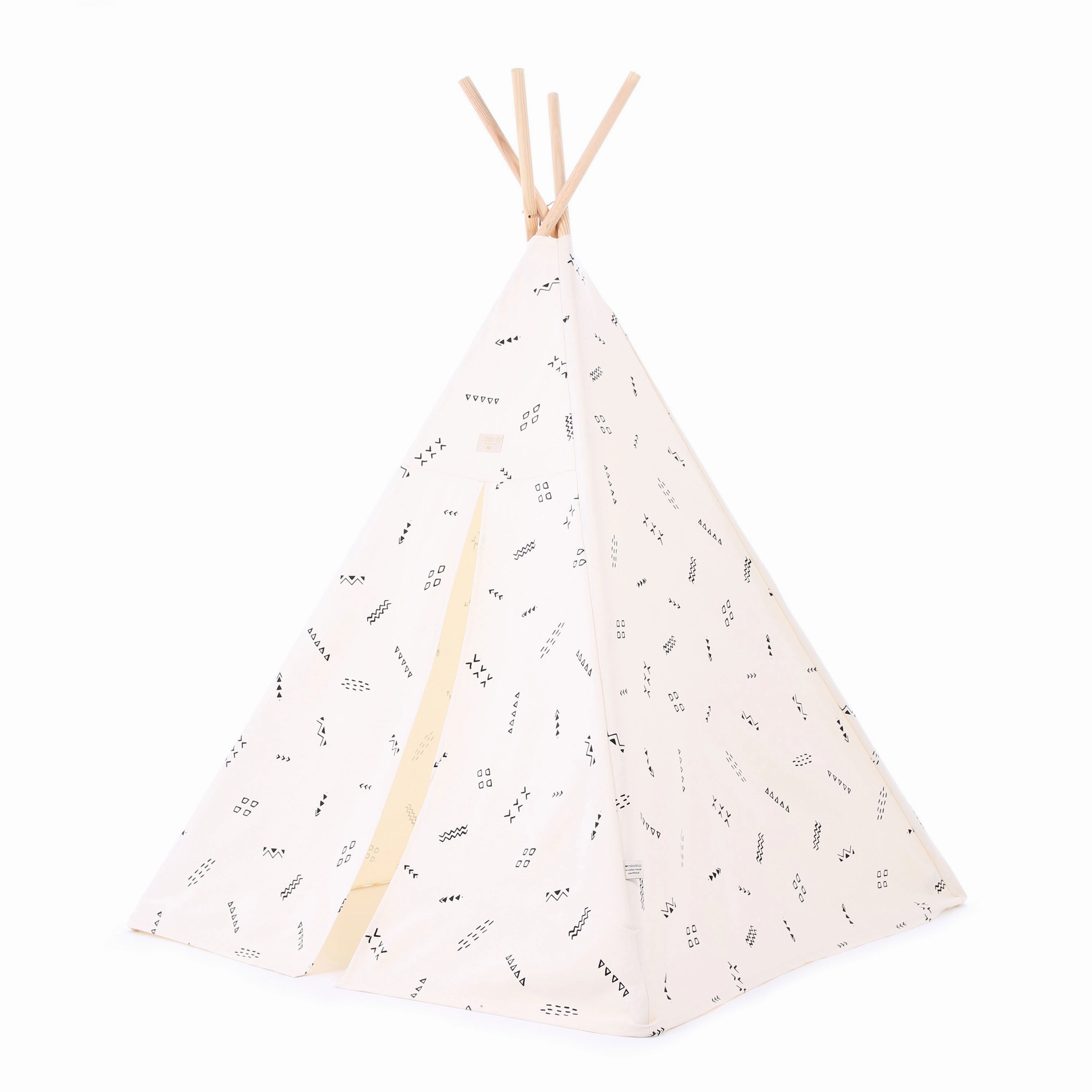 nobodinoz Teepee Black Secrets/Natural