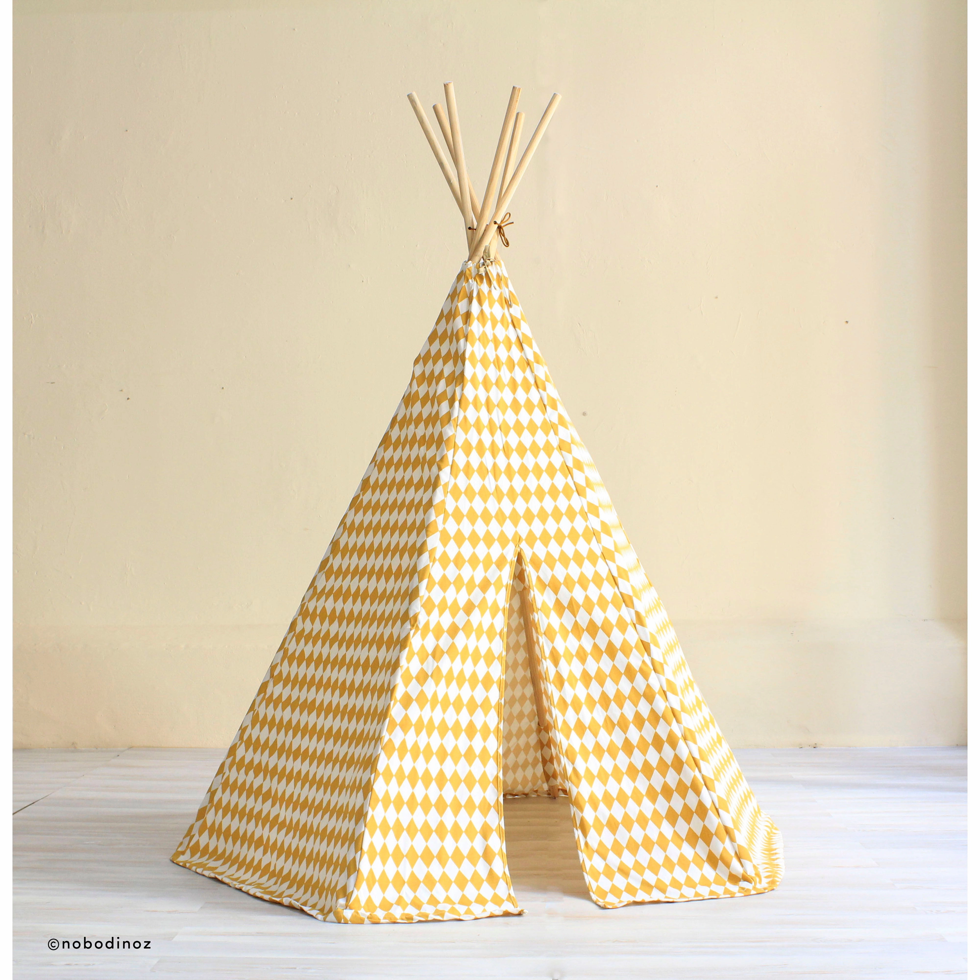 nobodinoz Teepee Honey Stripes