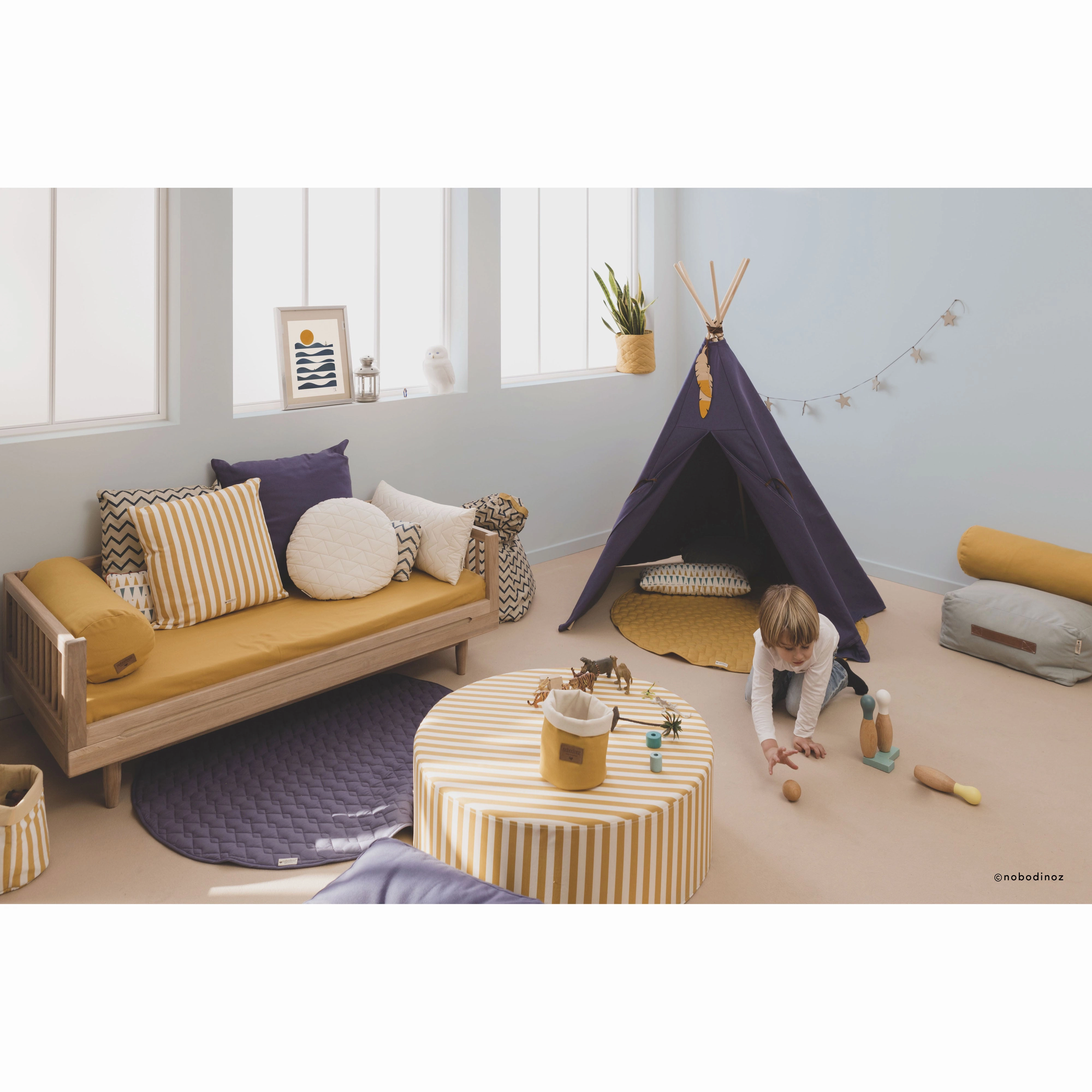 nobodinoz Teepee Nevada Aegean Blue