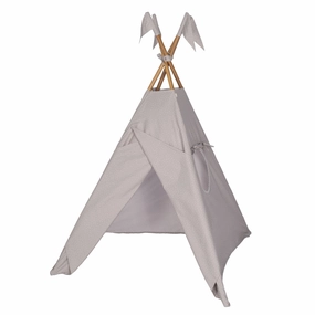 Numero 74 Tipi Tent Stars Silver Grey