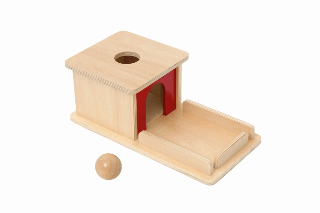 Object Permanence Box with Tray