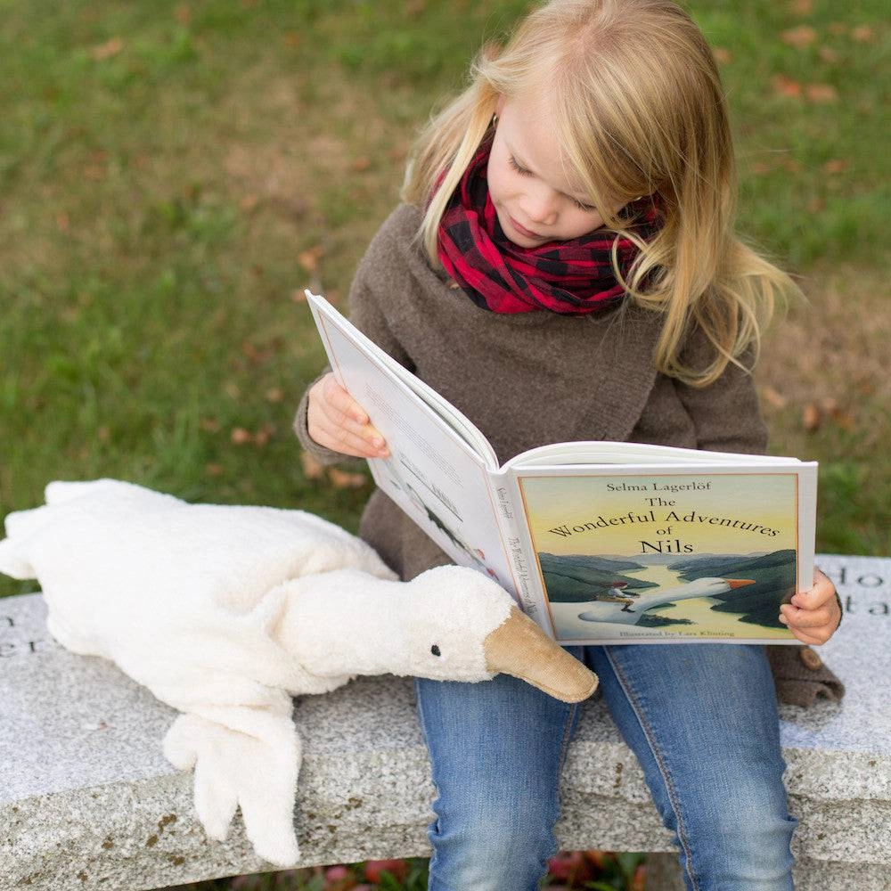 Organic Goose Warming Pillow- White