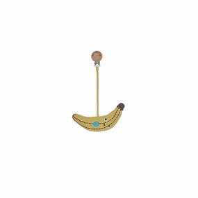 OYOY Yellow Yummy Banana Pram Toy Clip