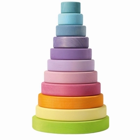 Pastel Wooden Stacking Tower