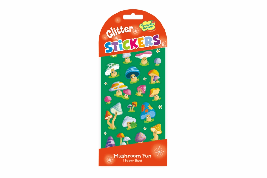 Peaceable Kingdom Stickers - Scratch & Sniff, Glow In The Dark, Puffy, and Foil