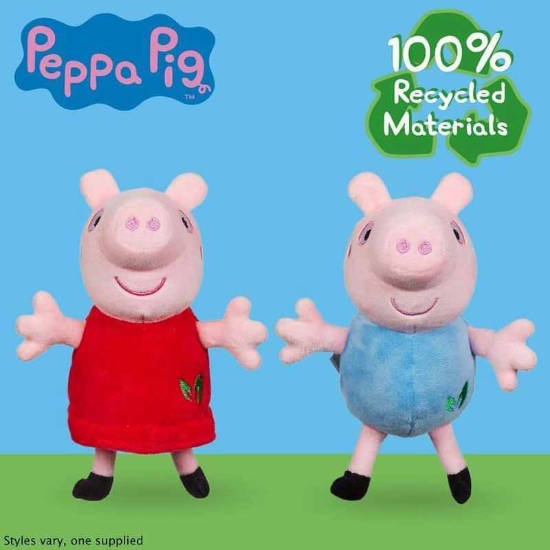 Peppa Pig Eco Plush Collectable - Assorted