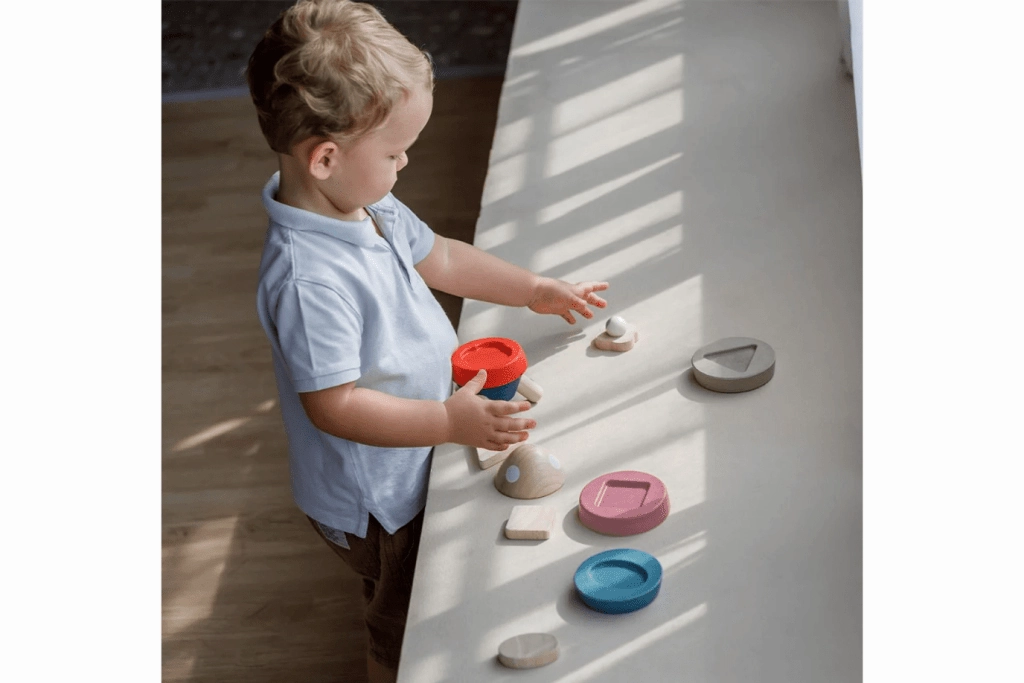 Plan Toys Stacking Rocket - Orchard