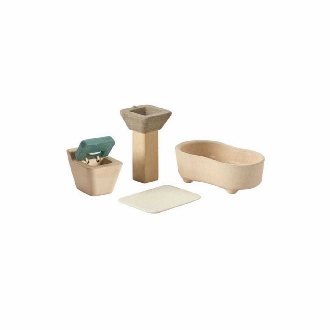 PlanSpace Modular Wooden Dollhouse - Bathroom